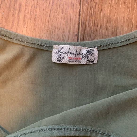 Free people Green Bodysuit One Piece - Picture 4 of 6